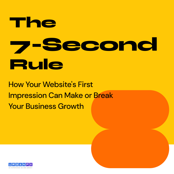 Poster for article titled "the 7-second rule" by Urban Effect Media